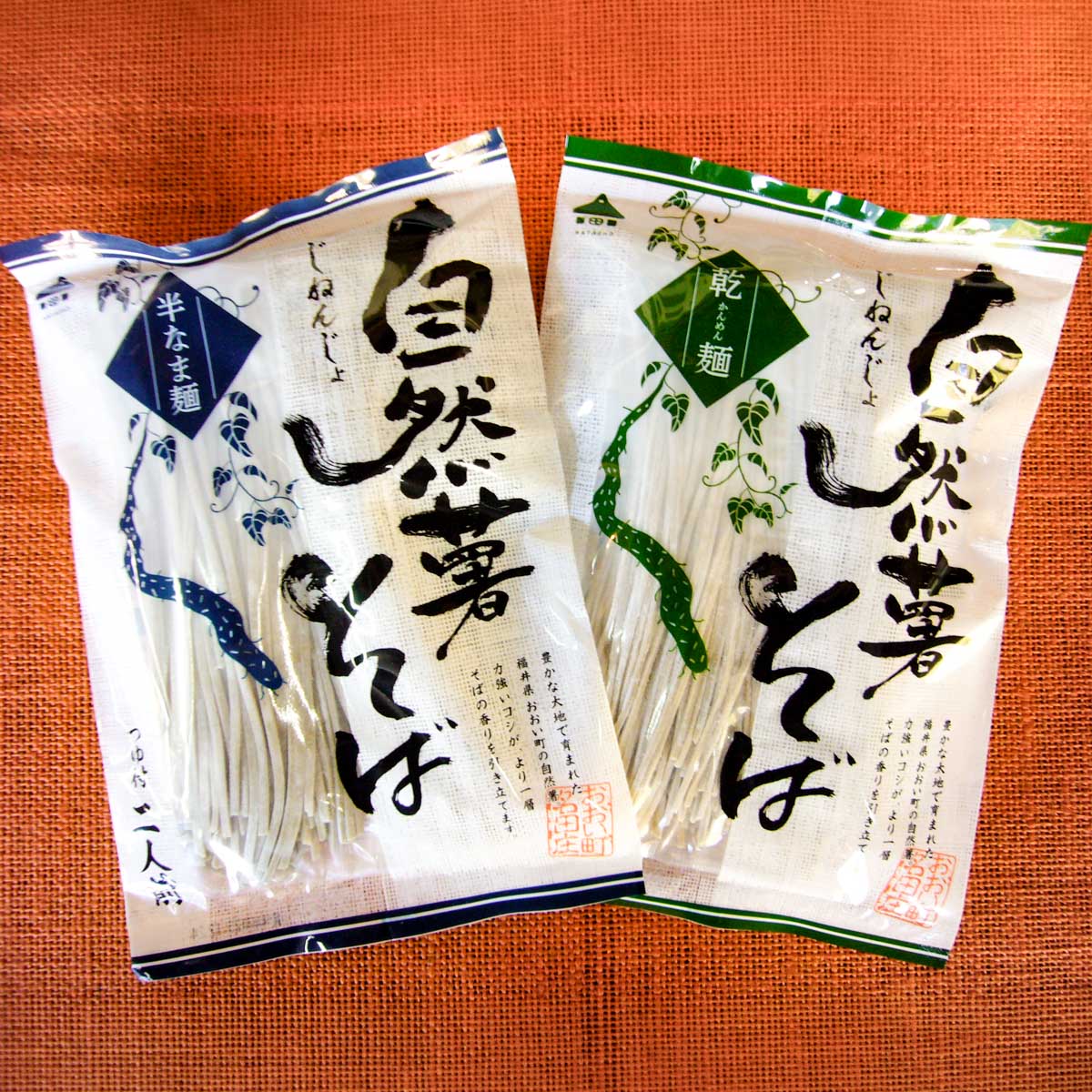 自然薯そば【半生・乾麺】